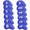 Golf Iron Headcovers Velcro Closure Printed Numbers Value 12 Pack,Golf