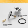 1 x Bath Plug Sink Plug 43 mm Bath Plug