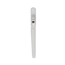 ERA Maxim Inline Offset Locking Window Handle White| PVC Windows Handle Replacement | White Handle & Button with Keys