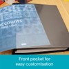 Elba A4 4 O-Ring Binder, 25mm capacity, 30mm spine, Presentation