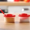 4Pcs Salt and Pepper Shakers Sets,Plastic Airtight Spice Jar Dispenser