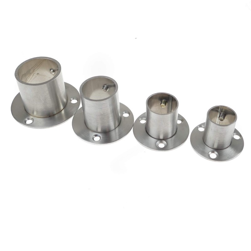 Stainless Steel Wall Plate Wall Mount Flange Bearing Round Pipe