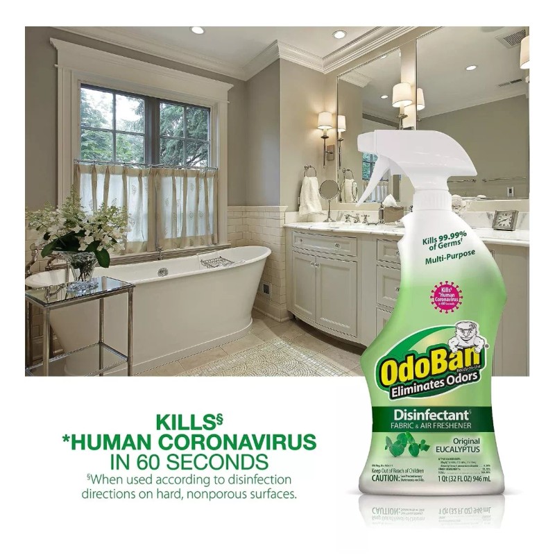 Odoban 2 Pack Limpiador Odoban Odo Ban Elimina Olores Y