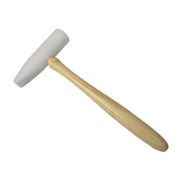 Non-Marring Wedge Dome Face Jewelry Making Metal Forming Nylon Hammer