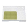 J-kitchens Soba Bowl Zaru Soba Square Box Serving Plate, White,