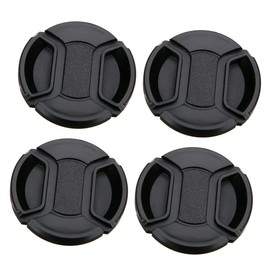 CORHAD 4pcs Splashproof Lens Cover Camera Lens Protector for Dust and Scratch Resistant Easy to Install Center Pinch Design for Photography Enthusiasts