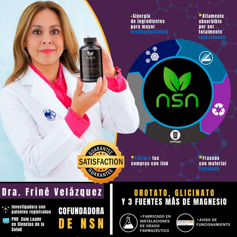 ULTRA MAGNESIO | Orotato, Glicinato, Citrato, Gluconato, Oxido,|531 mg por