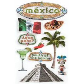 unknown  Paper House 3D Stickers MEXICO