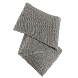 Blauer Peter - Knitted Scarf - Merino - 10 Colours, Light grey