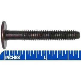 1/4" - 20 TPI x 45mm (1-25/32") Hex Drive 17mm Diameter Head Furniture Bolts Dark Bronze Finish (8 Pieces)