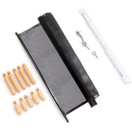 HAPPYGRILL Large 4'X12' Swimming Pool Fence Child Barrier Pool Safety Mesh Fence Section