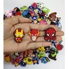 BAOBAOYU 20 50 100pcs PVC Random Different Shoe Charms for