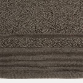 Möve Wellbeing Pearl Structure with Piping Bath Towel 67 x 140 cm, Hand Towel - Made in Germany, 85% Organic Cotton 15% Linen, Sea Grass