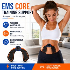 EMS Muscle Stimulator for Body Fitness – Portable Toning Massager for Arms, Legs, Back and Hips