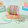 Craftdady 1.5mm Elastic Cord 76.55Yard Segment Dyed Stretch Round String
