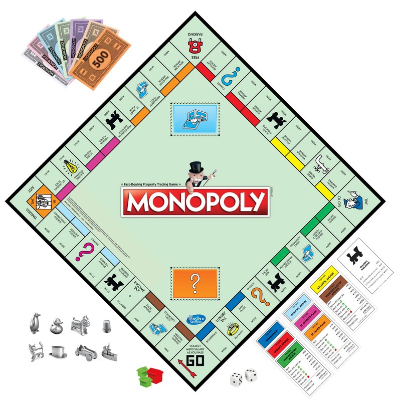 Monopoly Game, Family Board Games for 2 to 6 Players