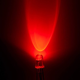 CHANZON 100 pcs 5mm RGB Multicolor LED Diode Lights Common Anode(Clear Round Transparent 3 Color) 4 pin Bright Lighting Bulb Lamps Electronics Components Indicator Light Emitting Diodes