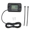 Digital Tach Hour Gauge LCD Display IP68 Waterproof 0‑999999H 0‑30000RPM