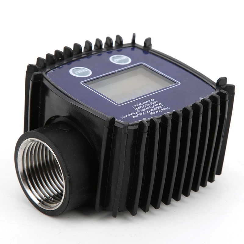 K25 1in Female Thread Flowmeter Digital Display Water Liquid Flow