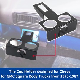 Cup Holder for Chevy for GMC Truck Square Body 1973-1987 - for Automatic Transmission Trucks