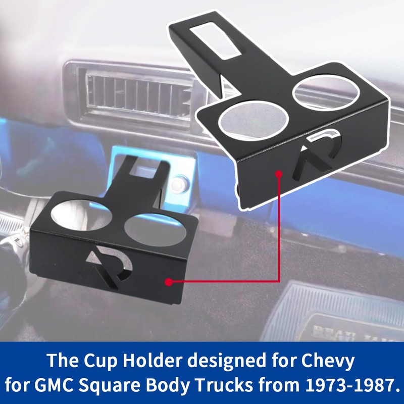 Cup Holder for Chevy for GMC Truck Square Body 1973-1987