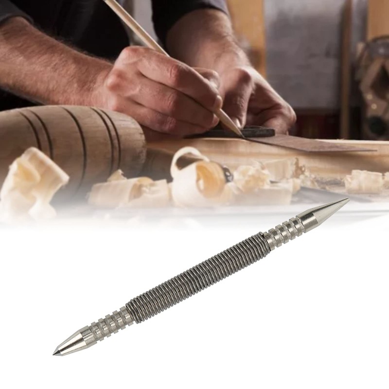 Punch Without Hammer, Center Punch with Double Head Made of