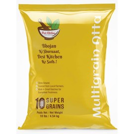Desi Kitchen Multigrain (10 Super Grains) Wheat Flour (Chakki Atta) 10lbs