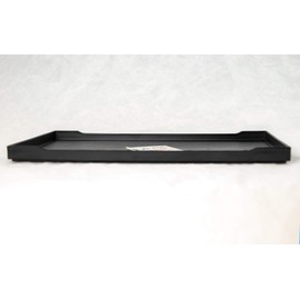10" Japanese Rectangular Black Plastic Humidity Tray for Bonsai & House Plants
