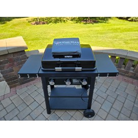 Brand-Man 3-Burner Propane Grill Cover, Custom Fit for BMBRON2-3B Model, Heavy Duty Barbecue Grill Cover for Outdoor, Waterproof, Weather Resistant, UV & Fade Resistant with Adjustable Drawstring