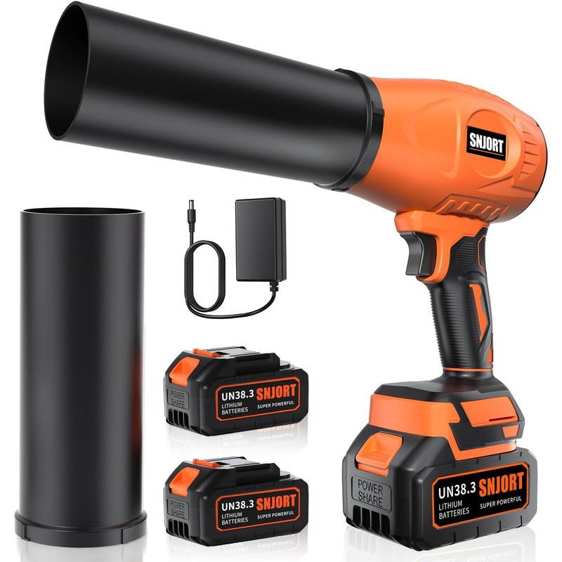 Cordless Leaf Blower with Battery and Charger Lightweight Handheld Electric