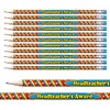 12 Metallic Head Teacher's Award Pencils Colourful Pupil Children Rewards