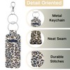 KUKEANVO Lipstick Holder | Lip Balm Holder Keychain with Carabiner