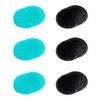 6Pcs Soft Pocket Palm Combs Ergonomic Handle Portable Scalp Massager