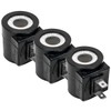3PK Snow Plow Valve Coil with 2 Spade Terminals Replacement