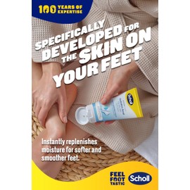 Scholl ExpertCare Hydration Boost Daily Moisturiser Cream for Feet 150ml, Fast Absorbing Foot Cream, Enriched with Glycerine and Skin Conditioning Complex for Softer Smoother Feet
