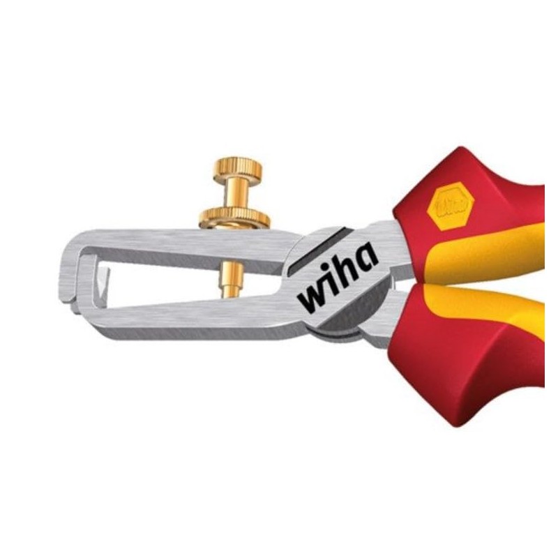 Wiha Z55016009SB"Industrial Electric" Wire Stripper, Multi-Colour, 160 mm