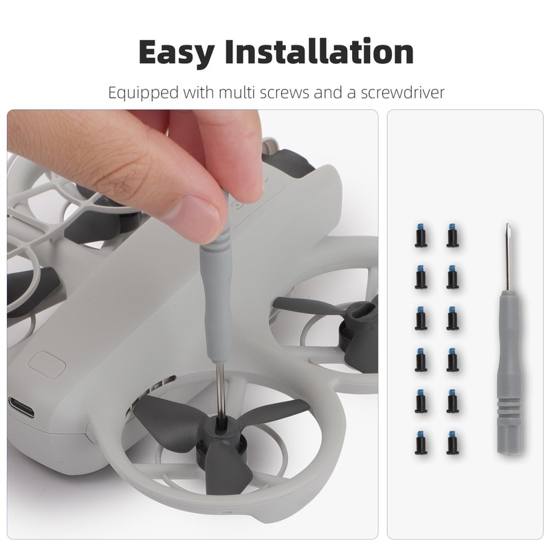 CERFFOOL Replacement Propeller for DJI NEO Lightweight Safe Multicoloured Available