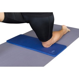 (Dark Blue) - SukhaMat Yoga Knee Pad Cushion - America's Best Exercise Knee Pad - Eliminate Pain During Yoga or Exercise - Extra Padding & Support for Knees, Wrists, Elbows - Complements Your Yoga Mat