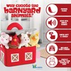 Bundaloo Plush Farm Animal Toys with Realistic Sounds - Plushie