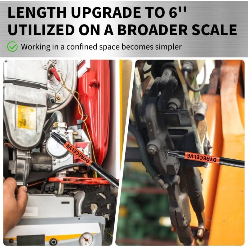 Unbranded 6 Inch Long Torx Bit Set 8-Pack, Impact Torx