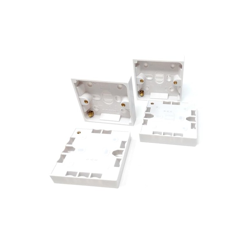 1 Gang Surface Mount Back Box Pattress Box 16mm x