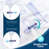 5 Pack 2000ml Urine Drain Bag with Anti Reflux System