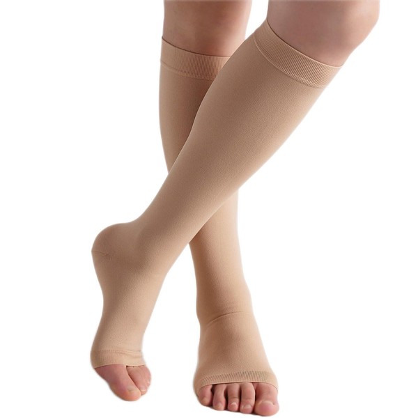 Bounfend® - Calcetines de compresión de 20 a 30 mmHg,