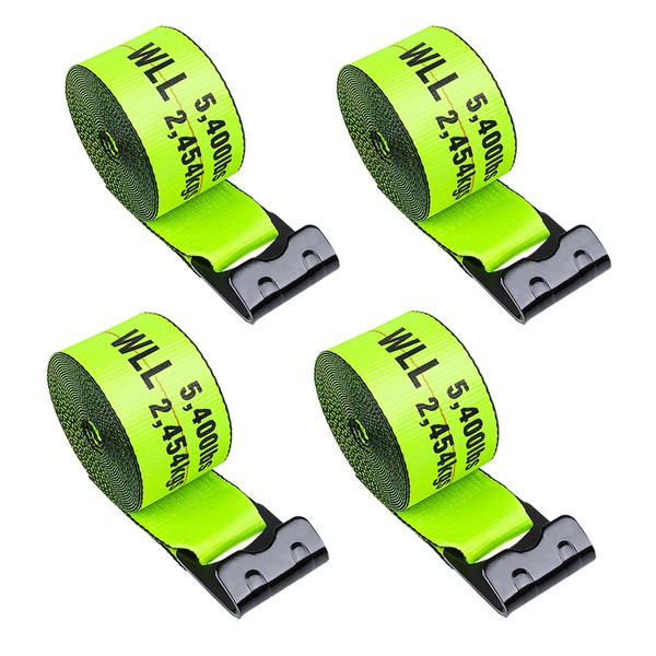 Iweshal Truck Straps, 4 Pack 4" x30' Heavy Duty Tie