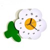 Flower Shaped Wall Clocks for Kids Cartoon Cute Exquisite Silent