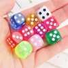 SGERUFZ 27-Piece 6-Sided Dice Set 14 mm D6 Dice with