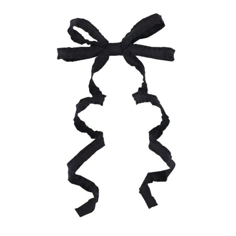 Kyu Ribon Wired Free Molded Ribbon Set Barrette Hair Clip