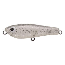 TackleHouse Pencil Bait Shores Platy 1.8 inches (45 mm), 0.08 oz (2.1 g), 3D Clear Orange Glitter #56 SPT45 Lure