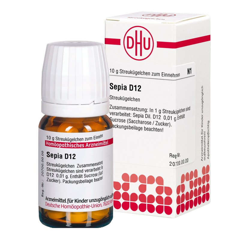 DHU Sepia D12 Streukügelchen, 10 g Globules