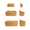 AceList Wall Hanging Basket, Boho Style Hand-Woven Hanging Storage Baskets